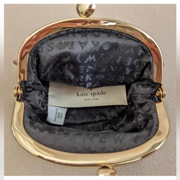 Kate Spade RARE NWT limited Edition NOVELTY owl w/ kiss lock coin pouch - Picture 4 of 8